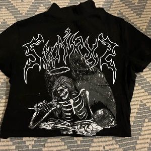 *reserved* skull buckle top ⛓☠️